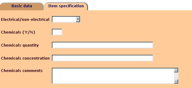 CS083 specification tab